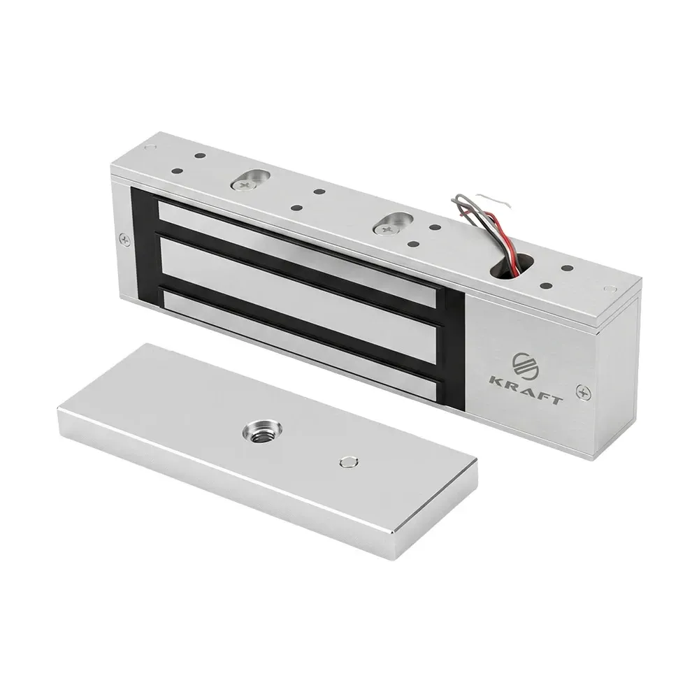Замок електромагнітний накладний Kraft KRF-500LED 500kg (66-00004) Київ - фото 8