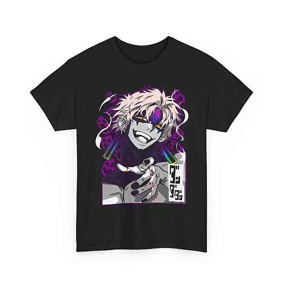 Футболка з аніме принтом Евіл Ейе Дандадан Ейе оверсайз (S/M/L) Чорний AnimeJ0427 Дніпро