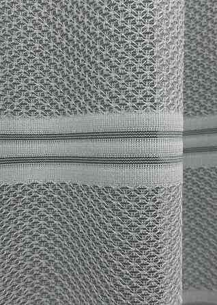 Тюль VR-Textil 1888т Lauren Жакард Сірий 300х270 см (42-0841) Київ
