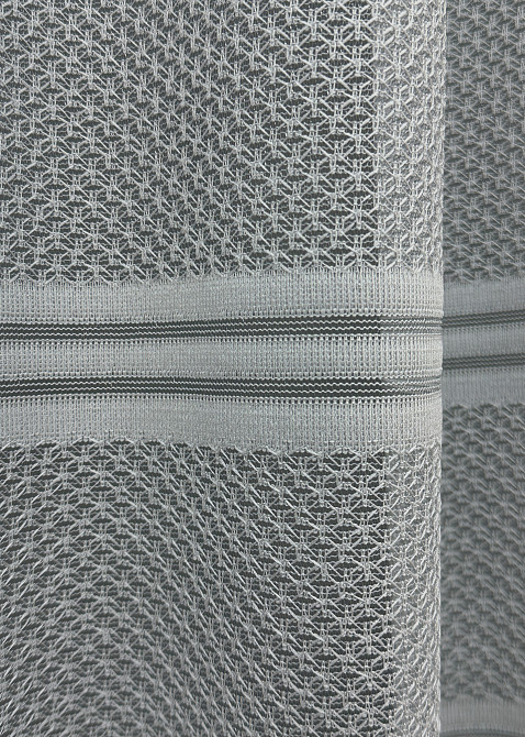 Тюль VR-Textil 1888т Lauren Жакард Сірий 300х270 см (42-0841) Київ - фото 6