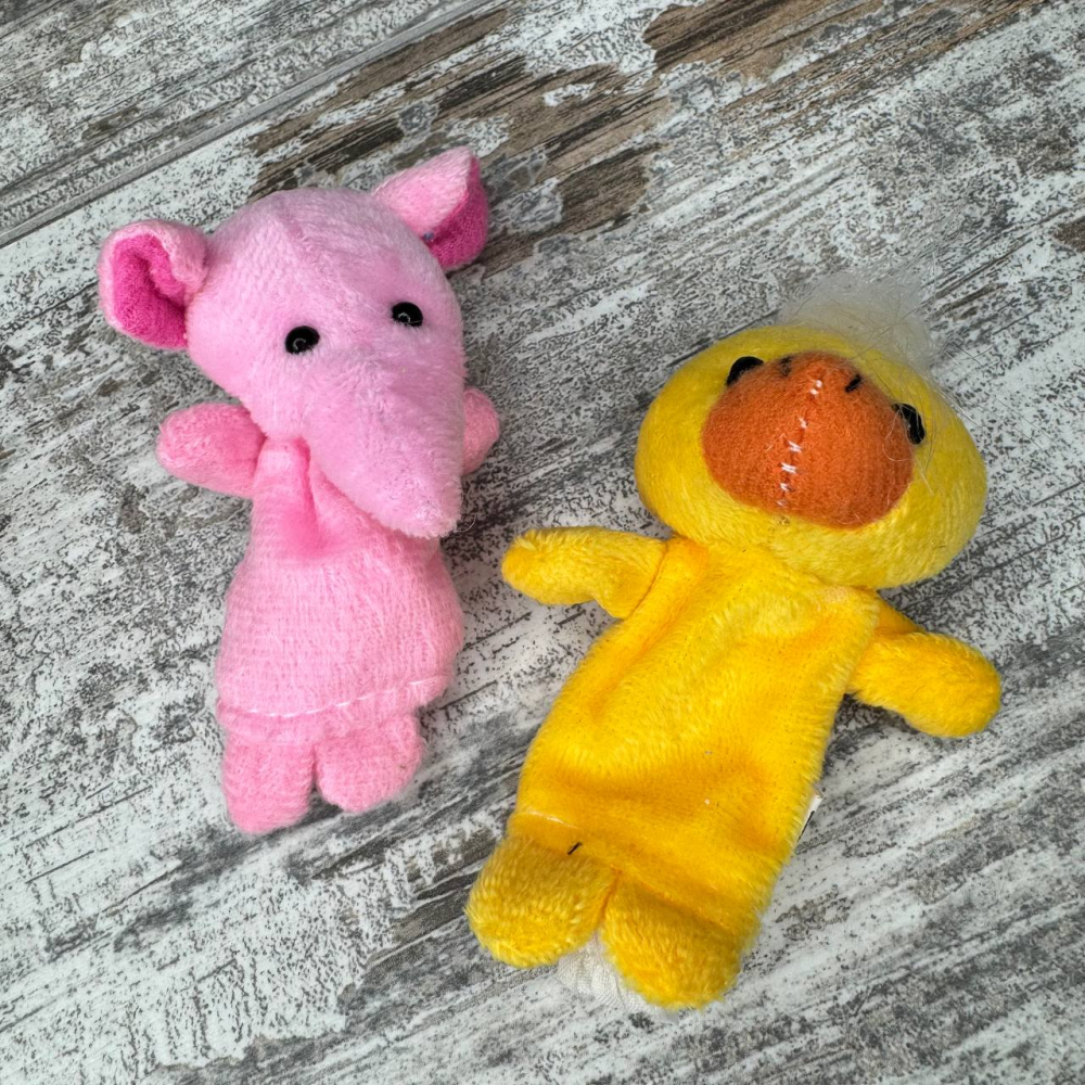 Мягкие игрушки на палец 10 шт, животные для кукольного театра, пальчиковый набор Киев - изображение 2