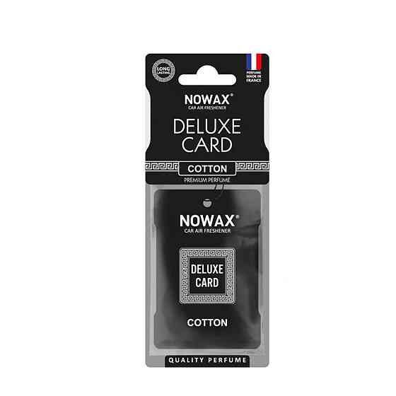Ароматизатор Nowax Delux Card Cotton, 6g сухий Київ