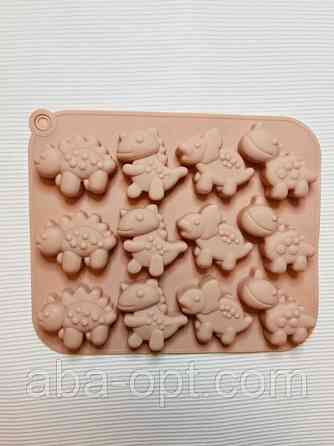 Форма силіконова на 12 виробів 18 х 15 см Діно (шт) Одеса