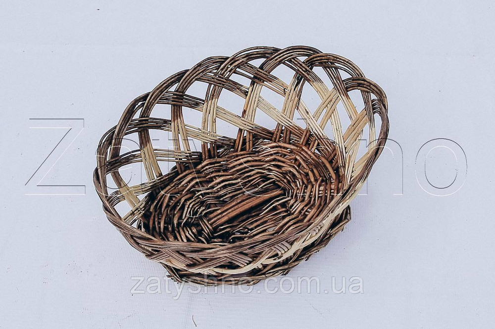 Цукерниця плетена | цукерниця з лози| тарілка плетена з лози Київ - фото 5