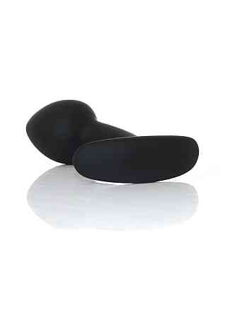 Анальна пробка - Silicone Black Curved Plug M Sex Aura Київ