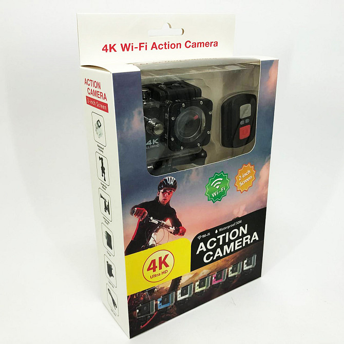 Водонепроникна спортивна екшн камера DVR SPORT S3R Wi Fi DG-402 з пультом Київ - фото 10