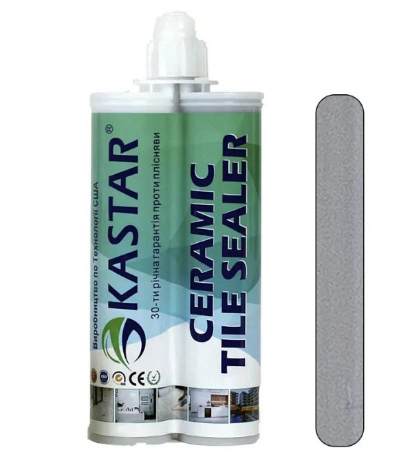 Епоксидна фуга для швів Kastar Ceramic Tile Sealant K07 бетонно-сірий 400 мл Киев - изображение 1