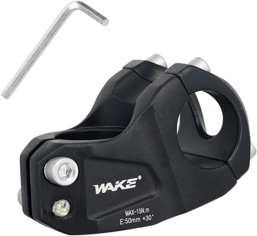 Велосипедный вынос руля короткий с наклоном 30°, алюминиевый для BMX MTB шоссейных горных даунхилл велосипедов Киев - изображение 5