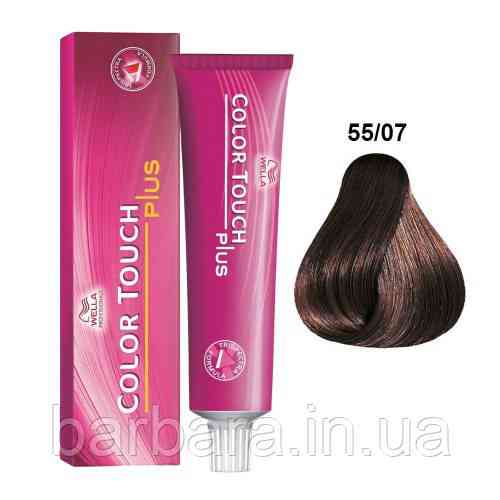 55/07  Безаміачна  Краска для волос  Колортач Плюс Wella Color Touch Plus 55/07 NEW 2025 Киев