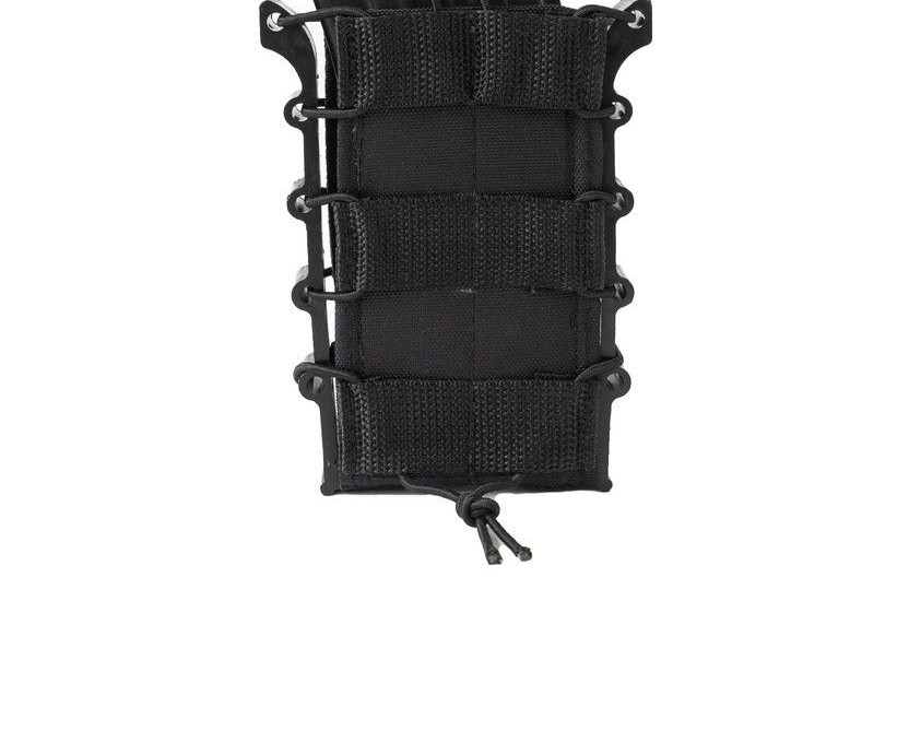 Подсумок для магазина АК черный жесткий каркасный кордура с системой Молли Одесса - изображение 11