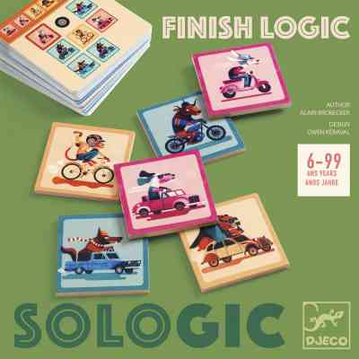 Настольная игра Djeco Логический финиш (Finish Logic) (DJ08540) Винница