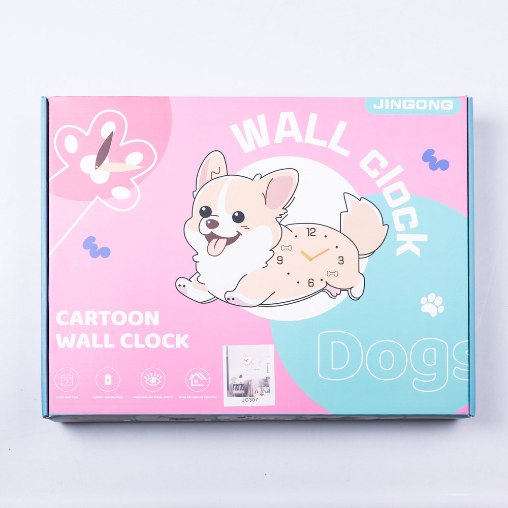Yiwu Годинник настінний фігурний із твариною, декоративний HP-3Y-6-325 Киев - изображение 3