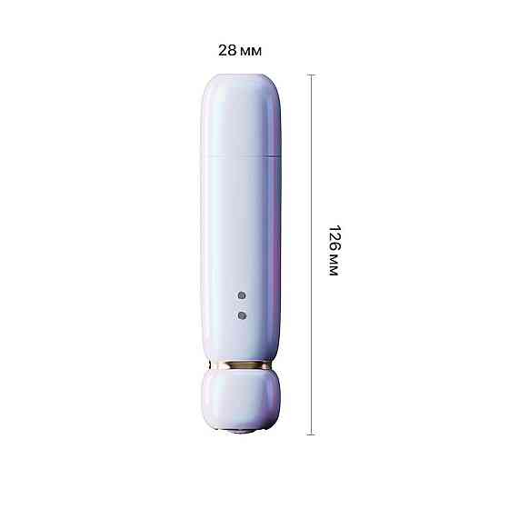 Вакуумный клиторальный стимулятор Zalo Lia Lavender Purple, 3 насадки, 3 режима, разная интенсивность Sex Aura Киев