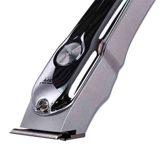 Машинка для стрижки волосся акумуляторна Сріблястий VGR V-071 Київ