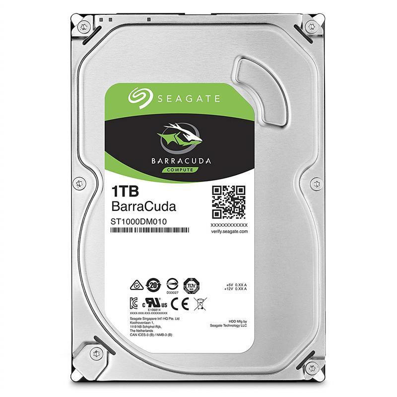 Накопитель HDD SATA 1.0TB Seagate BarraCuda 7200rpm 64MB (ST1000DM010) Refurbished ( 3.5