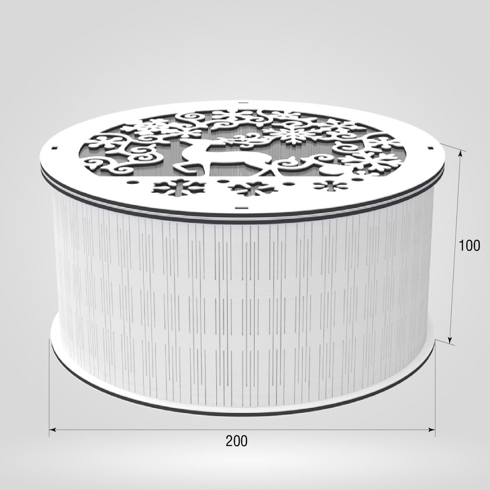 Подарункова коробка EKOSTAR d200 h100 Київ - фото 4