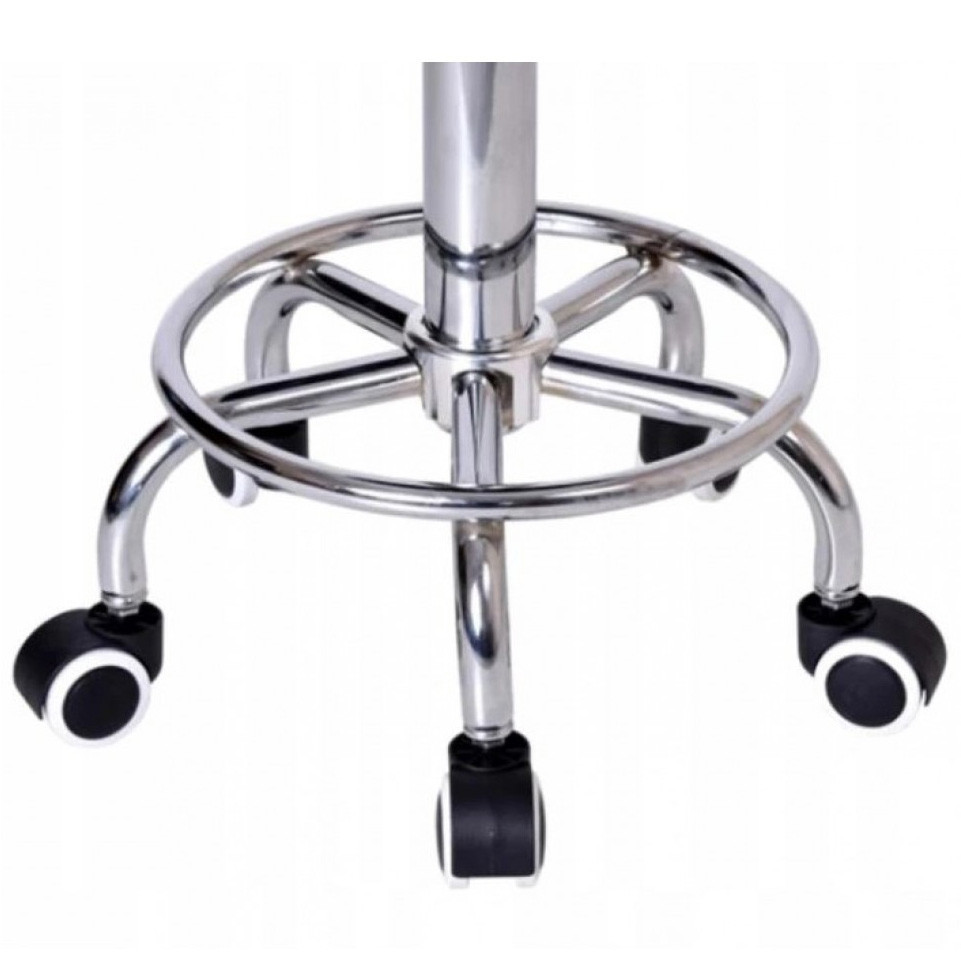 Стілець майстра косметолога круглий на коліщатках без спинки Bonro B-493 для салону краси Київ - фото 4