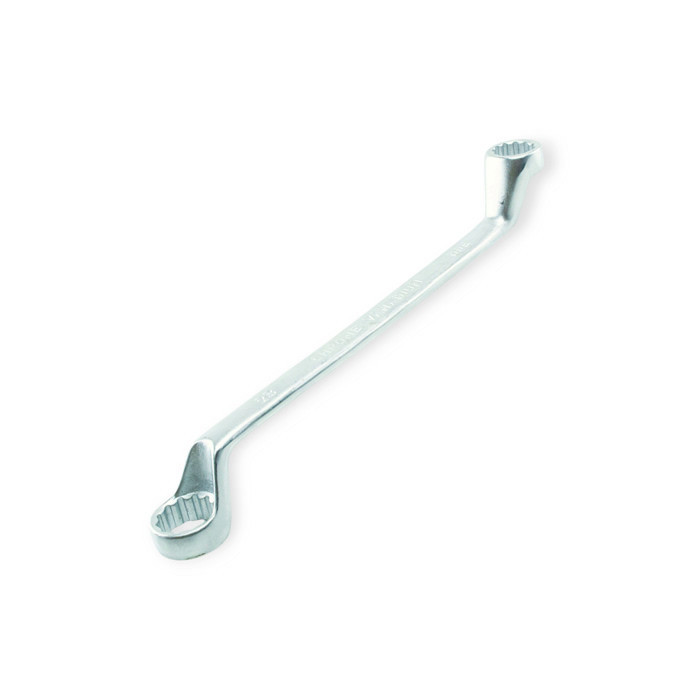 Ключ накидний вигнутий 21х23 мм CrV satine Мукачево - фото 2