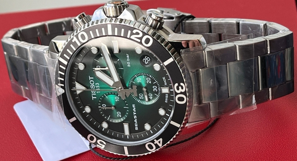 Дайверський годинник TISSOT Seastar 1000 (НОВНІ) T120417 ремінець, браслет. Київ - фото 1