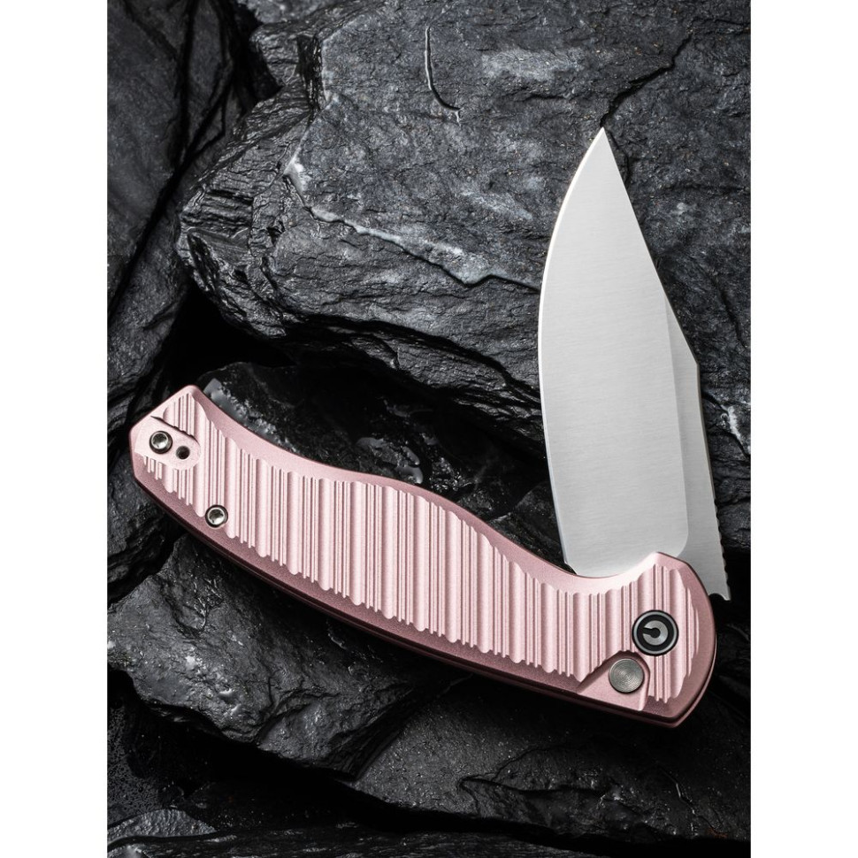 Ніж складаний туристичний Civivi Stormhowl, (8.4 см) Nitro-V / Aluminum рожевий Киев - изображение 12