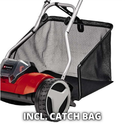 Газонокосилка Einhell GE-HM 18/38 Li-Solo, 18В, PXC, 38 см, 45 л, 14-38 мм, 10.5 кг (без АКБ и ЗУ) (3414200) Винница - изображение 2