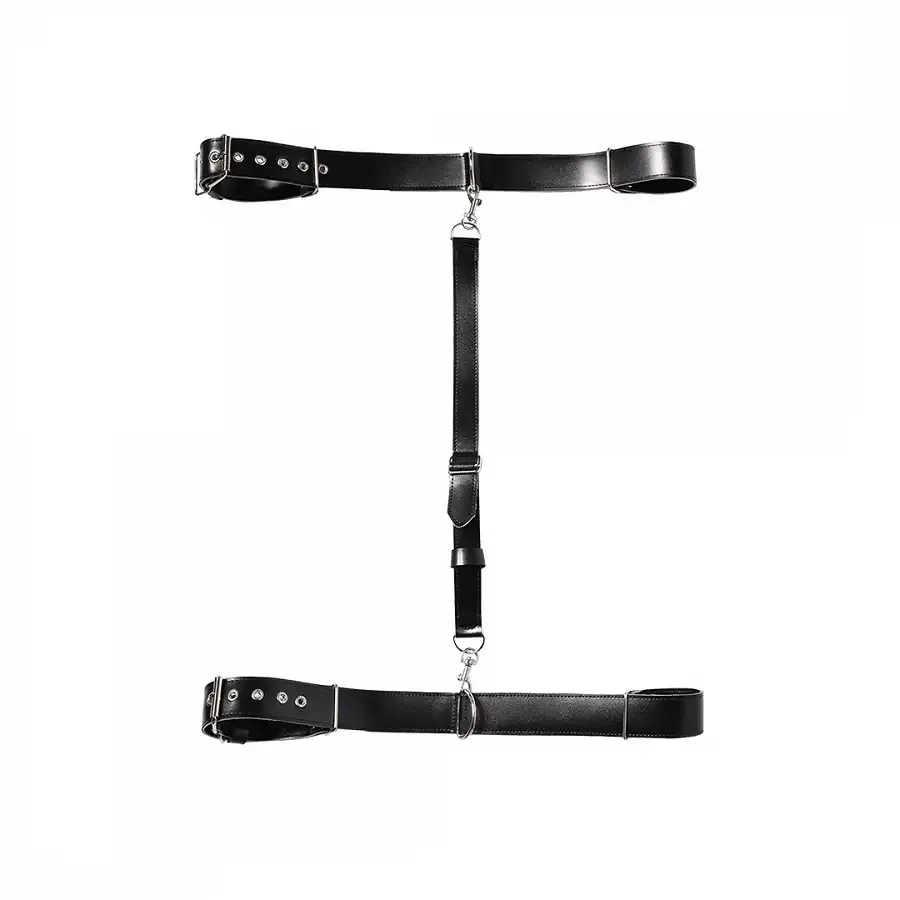 Бондажний набір Art of Sex - Michelle чорний, екошкіра Львів - фото 2