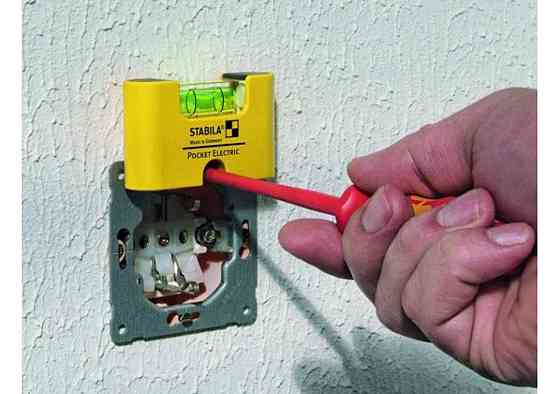 Рівень - міні STABILA Pocket Electric для електриків, магнітний: 7 х 2 х 4 см Одеса