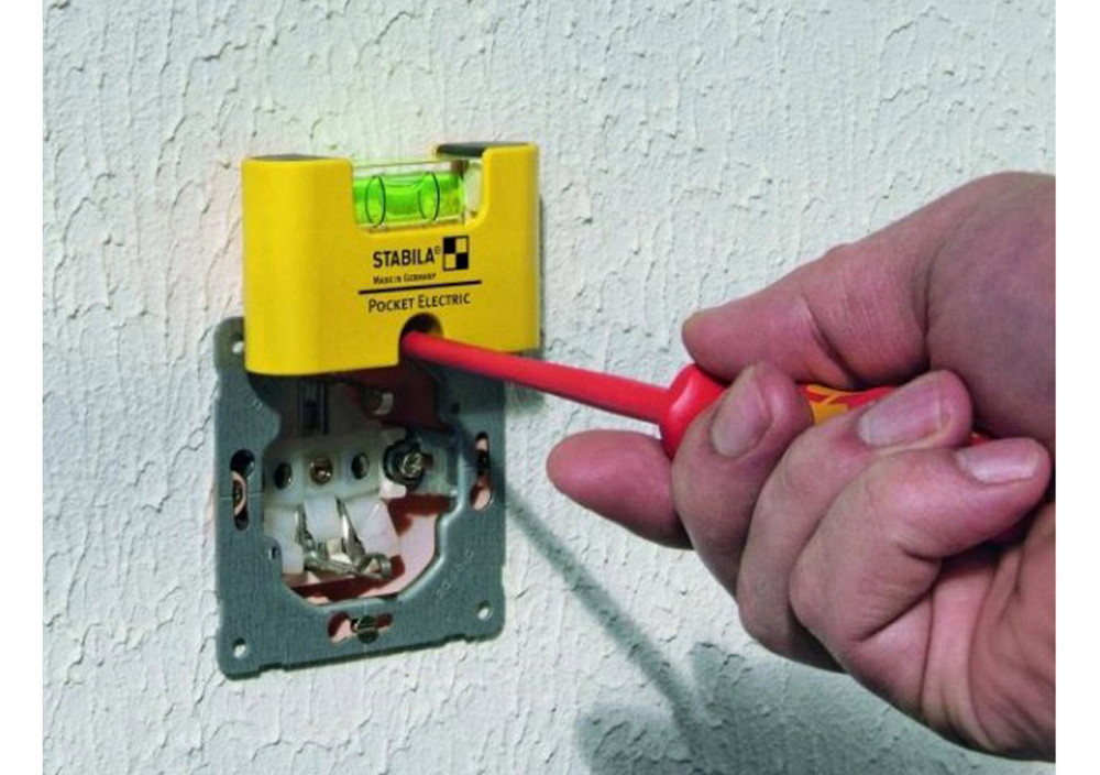 Рівень - міні STABILA Pocket Electric для електриків, магнітний: 7 х 2 х 4 см Одеса - фото 3