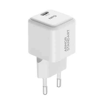 Зарядное устройство Armorstandart AR373 20W GaN Type-C White (ARM77569) Винница