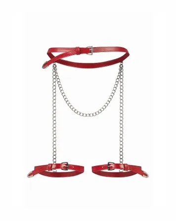 Пояс з гартерами Obsessive Inferro harness bottom S/M/L Львів