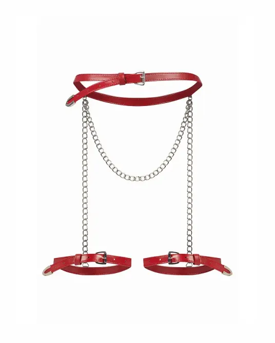 Пояс з гартерами Obsessive Inferro harness bottom S/M/L Львів - фото 4