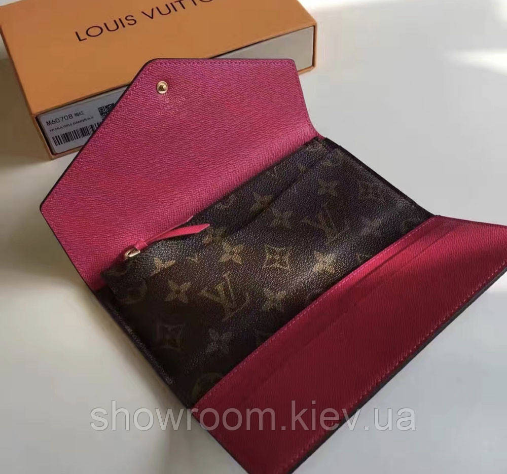 Женский вместительный кошелек LV (60708) Lux Киев - изображение 5