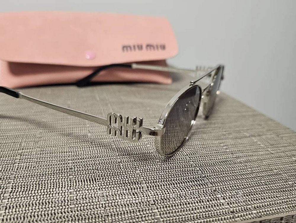 Жіночі стильні сонцезахисні окуляри Miu Miu (0824) Київ - фото 3