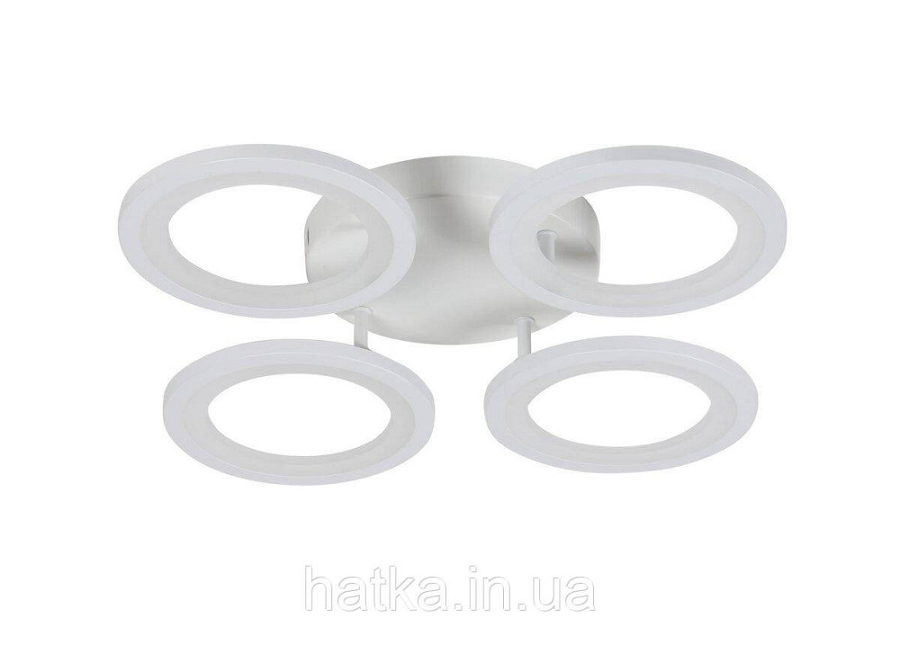 Світлодіодна люстра VALESO G 2715/4 Білий 88W Київ - фото 2