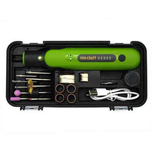 Міні-гравер з насадками 21 шт Procraft ,Гравер гравірувальна машинка бормашини PG8,Гравер на акумуляторі з насадками Львів