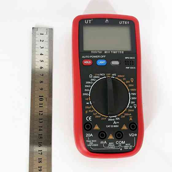 Мультиметр побутовий Digital UT61, Смарт мультиметр, Мультиметри для роботи, AH-792 Мультиметри цифрові Київ