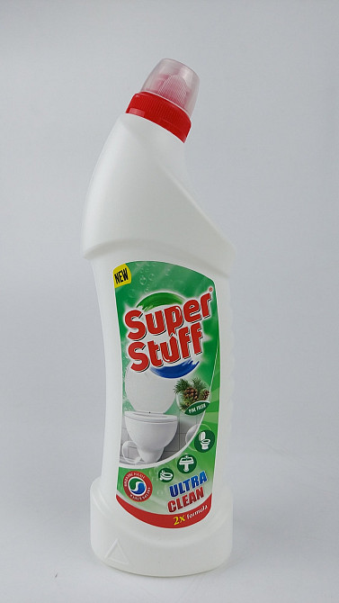 Гель для чистки унитазов SUPER STUFF 1000мл, лесная свежесть (1 шт) Харьков - изображение 1