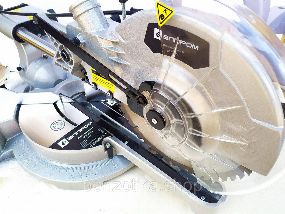 Пила торцювальна Елпром ЕПТ-255П (255 мм, 2200 Вт, з протяжкою, лазер) Київ - фото 4