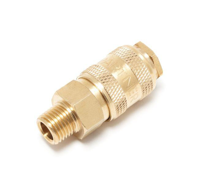 Быстроразъем пневматический с клапаном с наружной резьбой 1/4