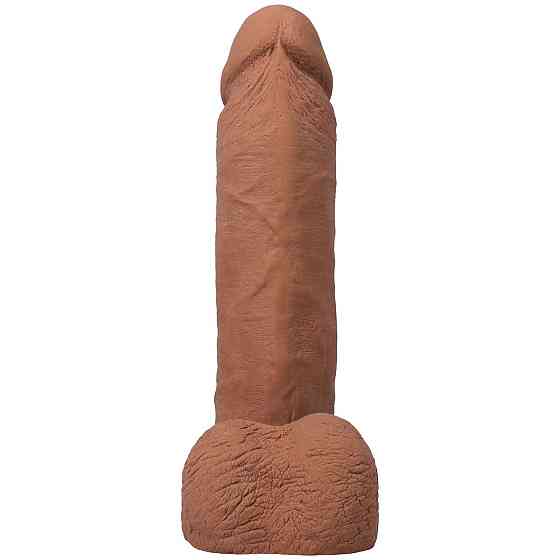 Фаллоимитатор Doc Johnson The Realistic Cock ULTRASKYN - 8 Inch with Balls Caramel Sex Aura Киев