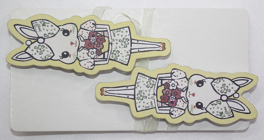 Магніти для штор і гардин (184м) Зайчик набір 2 шт Різнокольоровий (81-095) Київ - фото 5