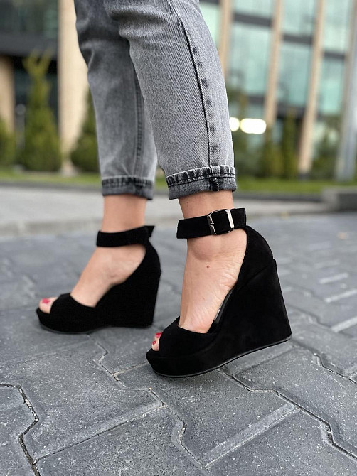 Nivelle Босоніжки жіночі NIVELLE 1889/C-818 чорні (літо, замша натуральна) (3398) Коломыя - изображение 8