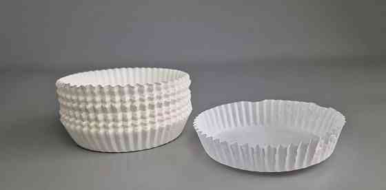 Тартолітка для кексів 11А кругла біла D90 H20 (100 шт.) (1 уп.) Харків