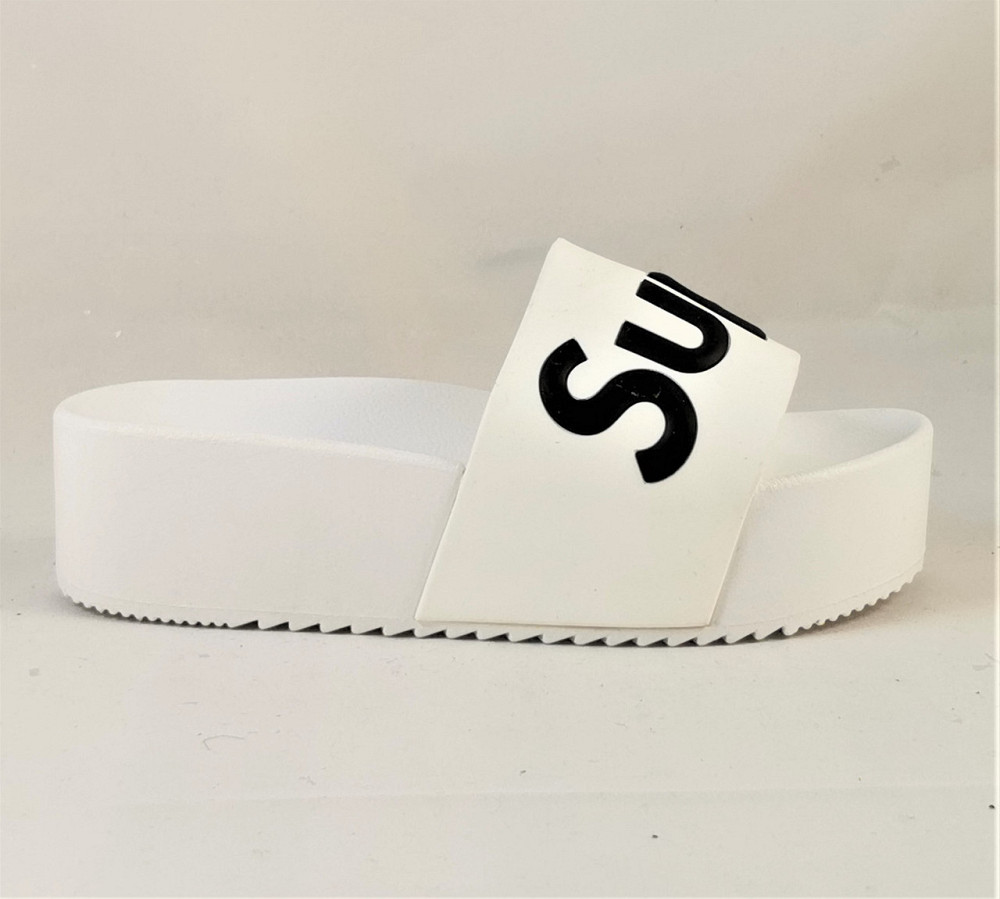 Шльопанці Тапочки Білі Сланці на Танкетці Жіночі (розміри: 36,37,38,39,40,41) — 11-2 Дніпро - фото 3