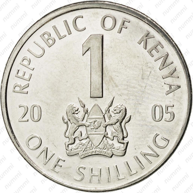 Kenya Кения 1 Shillings 2005 UNC Полтава - фото 1