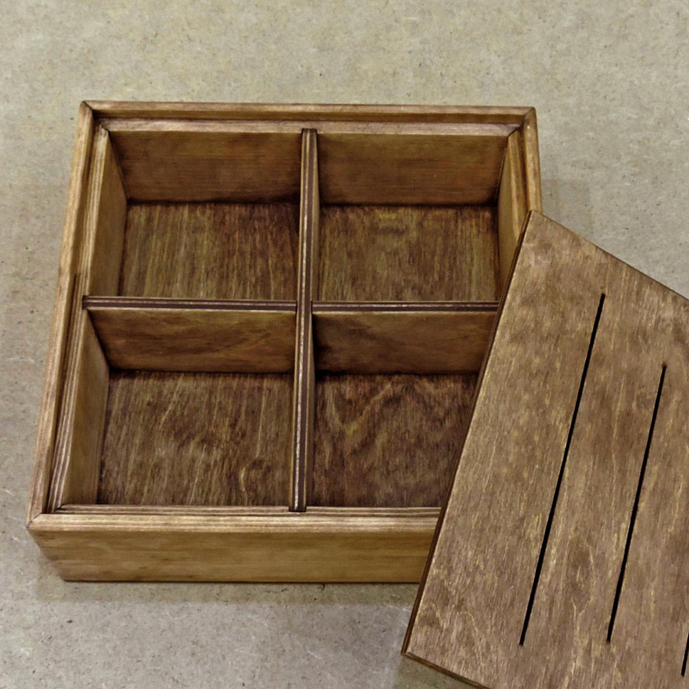 Менажница деревянная 