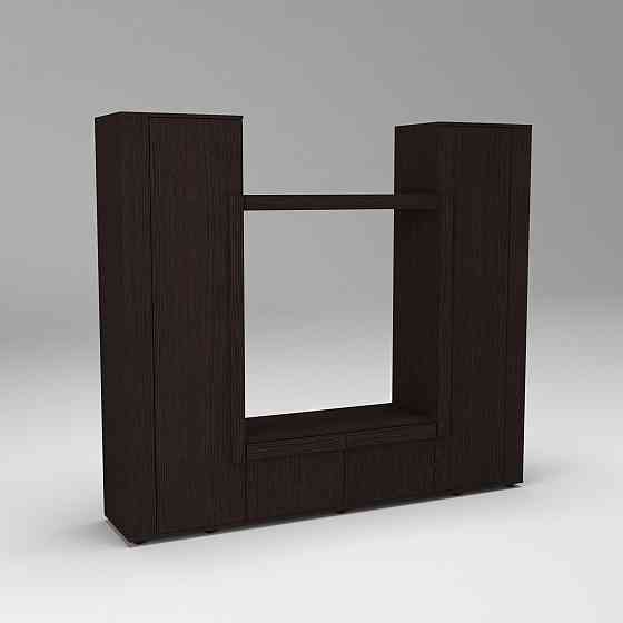 Стенка в гостиную под ТВ Эхо-4, Венге Магия, 2080х420х1850 Львов