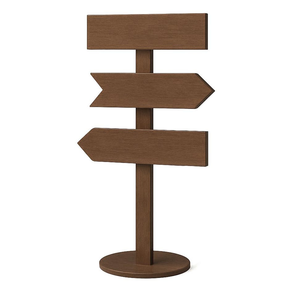 Напольная стрелка-указатель 