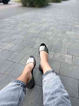 Mermaid Балетки жіночі Mermaid 28-7 нікель (весна-літо, шкіра натуральна) (3436) 36р.38р.39р. Коломия