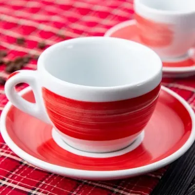 Чашка Ancap espresso 75 мл, серія Verona Millecolori Red (35111) Винница - изображение 3